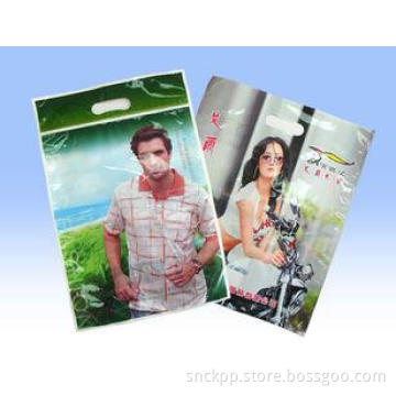 Eco-friendly 13 Colors Printing Thin Garment Plastic Bags W